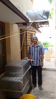 Biogas plant for domestic use